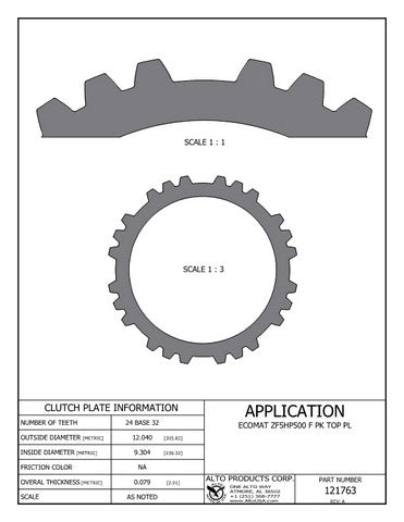 Steel Clutch Alto Products 121763