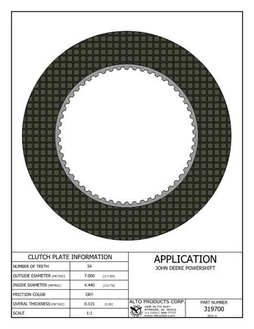 Friction Alto Products 319700