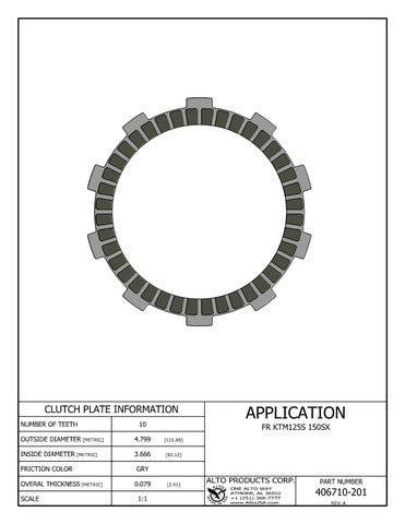 Friction Clutch Alto Products 406710-201