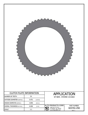 Steel Alto Products 023701-250