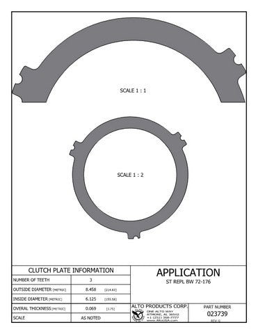 Steel Clutch Alto Products 023739