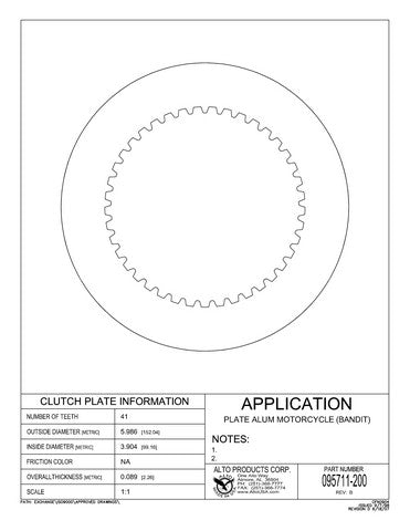 Steel Clutch Alto Products 095711-200