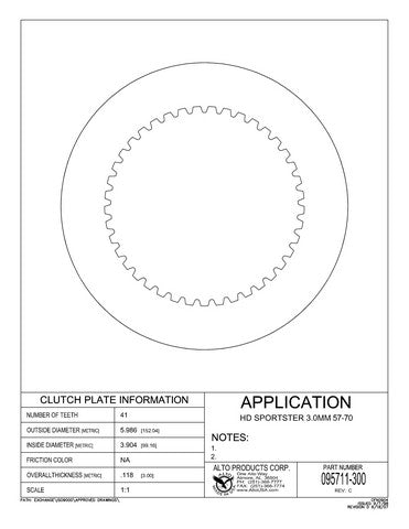 Steel Clutch Alto Products 095711-300