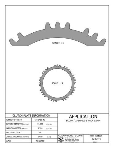 Steel Clutch Alto Products 121703