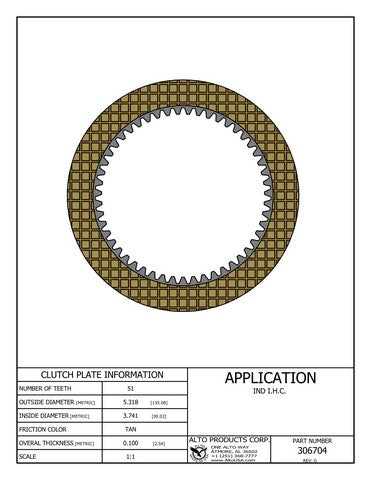 Friction Alto Products 306704