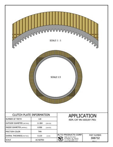 Friction Alto Products 308732