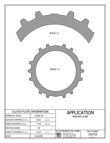 Steel Alto Products 310715