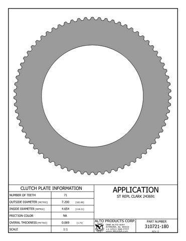 Steel Alto Products 310721-180
