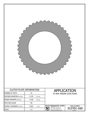 Steel Alto Products 312701-160