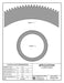Steel  - Brake Disc mating plate Alto Products 320719-230