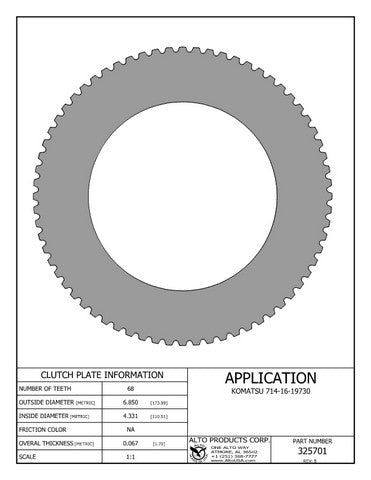 Steel Alto Products 325701