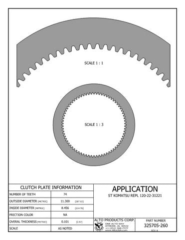 Steel Alto Products 325705-260