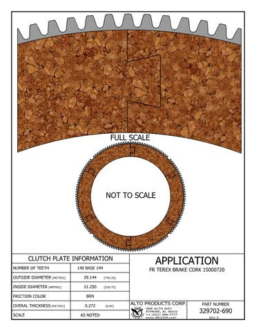 Friction Alto Products 329702-690