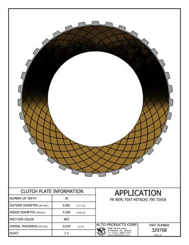 Friction Alto Products 329708