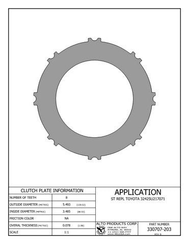 Steel Alto Products 330707-203
