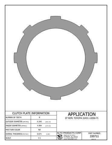 Steel Alto Products 330711