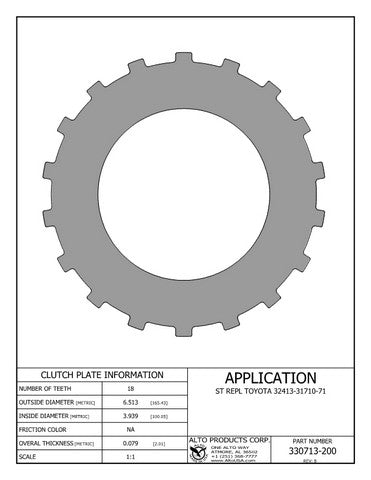 Steel Alto Products 330713-200